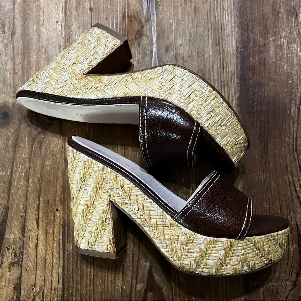 Prada Straw Mules - Picture 3 of 10